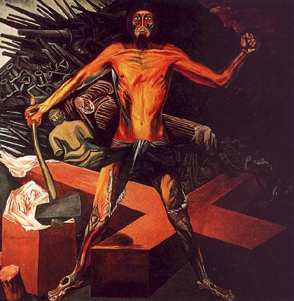 Jose Clemente Orozco Modern Migration of the Spirit oil painting image